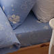 LAMINA  飄雪-藍  雙人加大三件式純棉床包組 product thumbnail 4