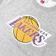 Mitchell Ness 長袖 NBA 男款 灰 Lakers 洛杉磯湖人 大學T 內刷毛 MNCR001LALG product thumbnail 3