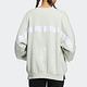 Adidas Word Sweatshirt [HM2810] 女 長袖 上衣 寬鬆 休閒 時尚 穿搭 亞麻綠 product thumbnail 2