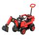 TECHONE MOTO26 LITE 挖土機玩具車兒童可坐人男孩電動可挖挖土機超大號工程車附載貨拖車 product thumbnail 4