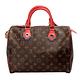 LV M41665 經典Monogram SPEEDY 30 手提波士頓包(紅) product thumbnail 3