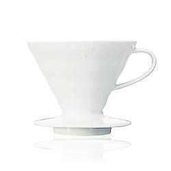 TCoffee HARIO-V60白色02磁石濾杯