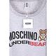 MOSCHINO Underbear 字母泰迪熊寶寶灰色棉質T恤 product thumbnail 3