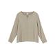 GIORDANO 女裝V領垂感長袖襯衫 - 17 塞內卡綠 product thumbnail 6