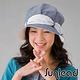 Sunlead 日本製。防曬護髮美型優雅蝴蝶結造型抗UV遮陽帽 (藍灰色) product thumbnail 3