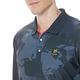 【Lynx Golf】男款遠紅外線功能保暖右肩針織帶剪接地圖印花設計長袖POLO衫(二色) product thumbnail 16
