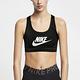 Nike 運動內衣 Futura Feminino 女款 中強度 Dri-FIT 吸濕排汗 有氧 黑 白 CN5263-010 product thumbnail 3