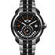 MINI Swiss Watches  賽車旗幟腕錶-黑色鋼帶款/45mm product thumbnail 2