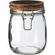 《Premier》標記扣式玻璃密封罐(木800ml) | 保鮮罐 咖啡罐 收納罐 零食罐 儲物罐 product thumbnail 2