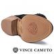 VINCE CAMUTO 側V鉚釘真皮中跟踝靴-黑色 product thumbnail 5