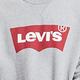 Levis 男款 重磅大學T 經典Logo 灰 product thumbnail 6