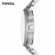 FOSSIL Machine 簡約日期顯示經典男錶 銀色不鏽鋼鍊帶 42MM FS5899 product thumbnail 3