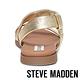 STEVE MADDEN DESSIE 寬版真羊皮透氣涼鞋-金色 product thumbnail 5