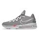 Nike 籃球鞋 Lebron XVII Low 男鞋 氣墊 避震 包覆 明星款 XDR外底 灰 白 CD5006004 product thumbnail 2