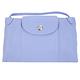 LONGCHAMP 經典 Le Pliage Cuir 小羊皮手拿斜背包(薰衣草) product thumbnail 2