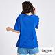 SOMETHING 摩登人趣味短袖T恤-女-藍色 product thumbnail 4