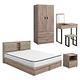 IDEA-MIT寢室傢俱雙人五尺六件組(含獨立筒床墊) product thumbnail 4