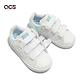 adidas 休閒童鞋 Stan Smith CF 白 藍 學步鞋 幼童 炫彩 雷射 魔鬼氈 三葉草 愛迪達 H05851 product thumbnail 8