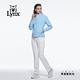 【Lynx Golf】女款防風保暖鋪棉素面隱形拉鍊口袋設計長袖外套-水藍色 product thumbnail 4