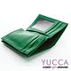 YUCCA - 牛皮俏麗多彩名片夾(迷你皮夾)-綠色- 02200044009 product thumbnail 6