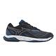 Mizuno 羽球鞋 Wave Fang 2 Wide 男鞋 寬楦 黑 藍 回彈 襪套 室內運動 運動鞋 美津濃 71GA2313-12 product thumbnail 6