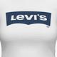 Levis 女款 復古滾邊短版T恤 / 修身版型 / 經典Logo 海洋藍 product thumbnail 7