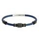 CHARRIOL夏利豪 Bangle Celtic幾何鋼索手環 黑色5飾件藍鋼索S款 C6(04-501-1250-9) product thumbnail 2