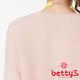 betty’s貝蒂思　袖身毛料拼接T-shirt(嫩粉) product thumbnail 5