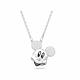 SWAROVSKI 施華洛世奇 Disney Mickey Mouse 鏈墜白色, 鍍白金色 product thumbnail 2