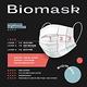 BioMask保盾 醫療口罩(未滅菌)-Bisou Bisou聯名(波西米亞藍色渲染)-成人用(10片/盒) product thumbnail 3