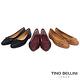 Tino Bellini 細緻皮革編織小蝴蝶結娃娃鞋 _ 棕 product thumbnail 3