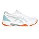 ASICS GEL-ROCKET 11 女排羽球鞋-羽毛球 訓練 亞瑟士 1073A065-102 白綠銀 product thumbnail 2