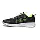 FILA 男款輕量慢跑鞋-黑/綠 1-J319W-016 product thumbnail 2