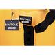 BOUTIQUE MOSCHINO 黃x黑色拼接設計羊毛外套 product thumbnail 4