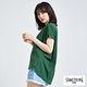 SOMETHING 柔美造型袖寬鬆T恤-女-綠色 product thumbnail 4
