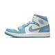Nike Jordan 1 Mid 男鞋 女鞋 藍色 北卡藍 高筒 運動 籃球 休閒鞋 BQ6472-141 product thumbnail 2
