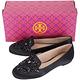 TORY BURCH Delphine 鑽飾花朵設計平底休閒鞋(黑色) product thumbnail 5