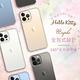 三麗鷗 iPhone 13 Pro 6.1吋輕薄軍規防摔水晶彩鑽手機殼-凱蒂蕾絲夢 product thumbnail 5