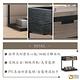 WAKUHOME瓦酷家具 HANRO淺胡桃木工業風 一抽床頭-54*40*50cm product thumbnail 2