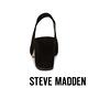 STEVE MADDEN-SLINGBACK 麂皮尖頭繞踝粗跟高跟女鞋-黑色 product thumbnail 5