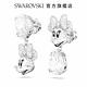 SWAROVSKI 施華洛世奇  Disney Minnie Mouse 水滴形耳環 非對稱設計, 白色, 鍍白金色 product thumbnail 5