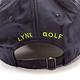 【Lynx Golf】防潑水滿版迷彩LOGO可調節式球帽-深藍色 product thumbnail 6
