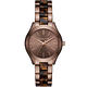 Michael Kors MK Hartman 咖啡經典時尚腕錶-古銅色/34mm product thumbnail 2