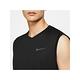 Nike 無袖上衣 Pro Dri-FIT Tank 男款 黑 灰 運動 短T 寬袖 健身 背心 CZ1185-010 product thumbnail 5