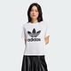 Adidas TRFL Tee Boxy IN8441 女 短袖 上衣 T恤 經典 三葉草 休閒 寬鬆 棉質 白 product thumbnail 2