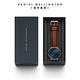 Daniel Wellington DW 男錶 Classic St Mawes 40mm 極光藍棕色真皮皮革錶-藍錶盤 DW00100626 product thumbnail 6