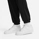 Nike 長褲 NSW Club Fleece Pants 女款 黑 內刷毛 保暖 寬版 鬆緊褲頭 抽繩 刺繡 DQ5197-010 product thumbnail 8