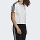 Adidas W 3s Cro T [GL0778] 女 T恤 運動 訓練 時髦 短版 寬鬆 上衣 亞洲尺寸 白 product thumbnail 3