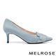 高跟鞋 MELROSE 美樂斯 華麗水鑽造型牛仔布尖頭高跟鞋－藍 product thumbnail 3