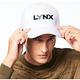 【Lynx Golf】男款基本款運動風Lynx字樣精美配色繡花魔鬼氈可調節式球帽(二色) product thumbnail 7